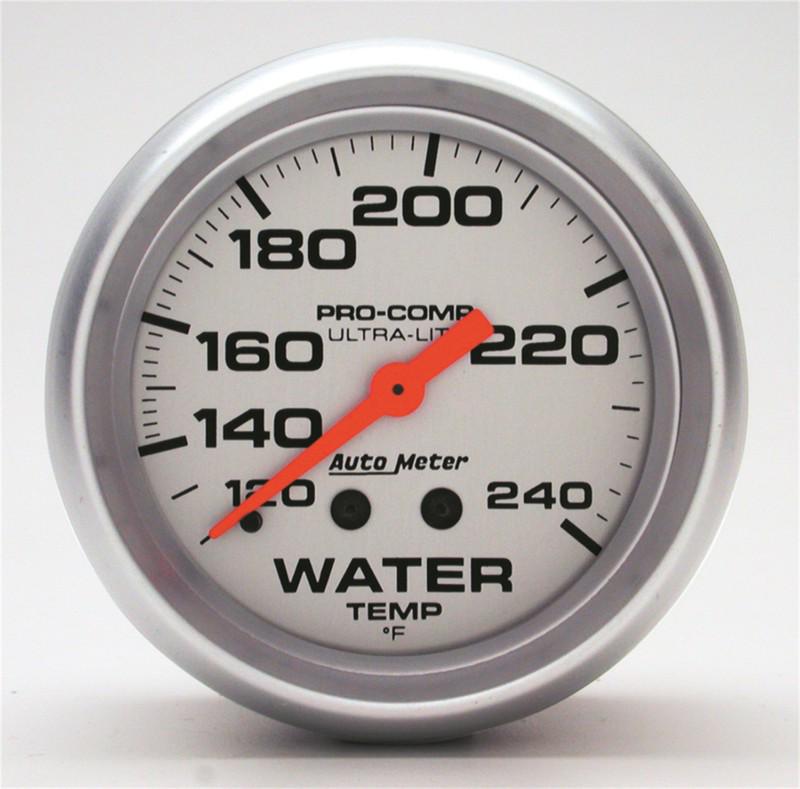 Auto meter 4433 ultra-lite; mechanical water temperature gauge