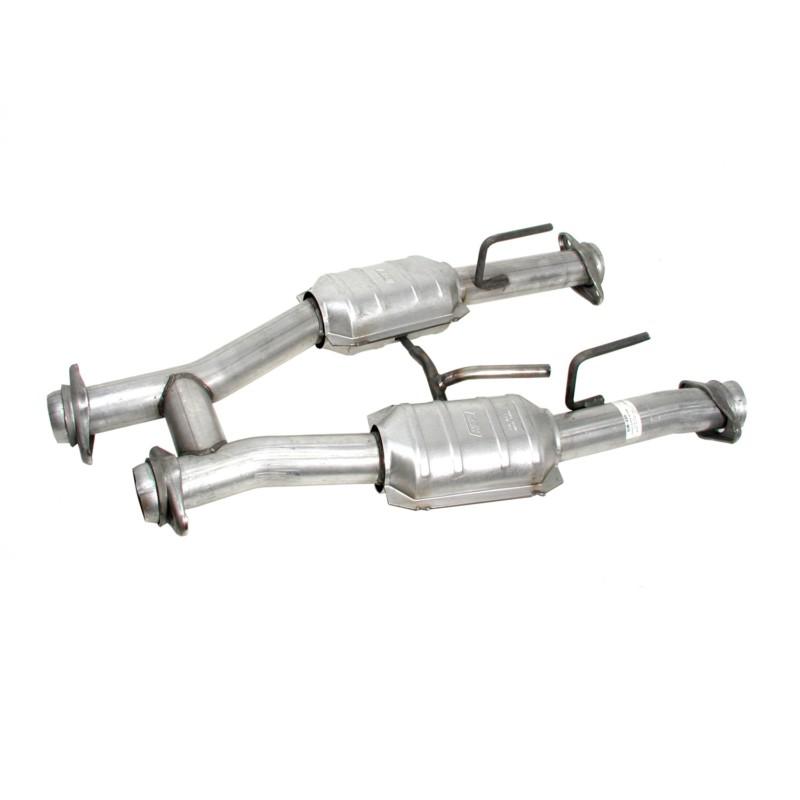 Bbk performance 1538 high-flow h-pipe assembly 96-04 mustang