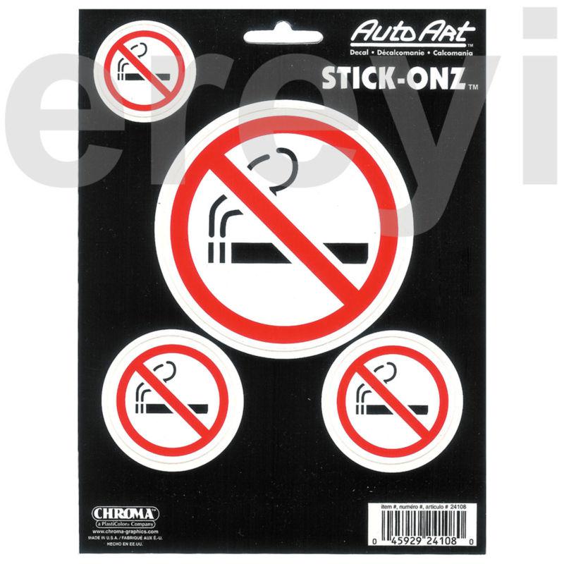 No smoking warning decals smoke free america fight big tobacco car auto stickers