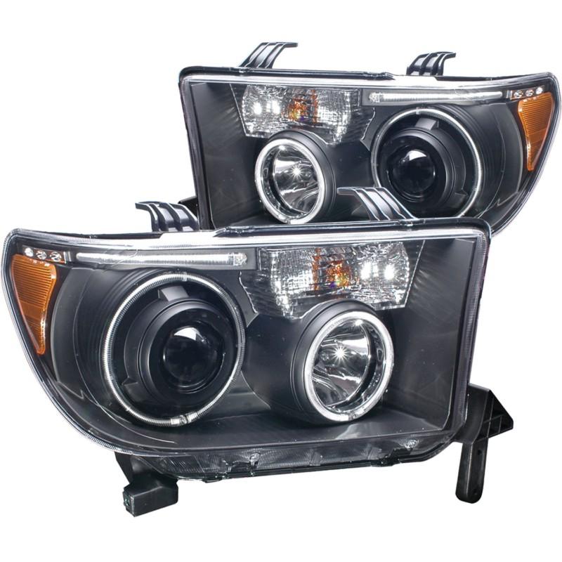 Anzo usa 111174 headlight assembly; projector w/halo 07-13 sequoia tundra