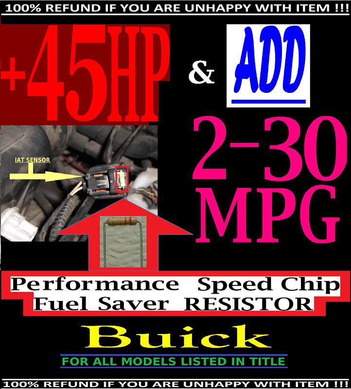 Buick  century/regal/lacrosse 89-2012 performance speed chip fuel saver resistor