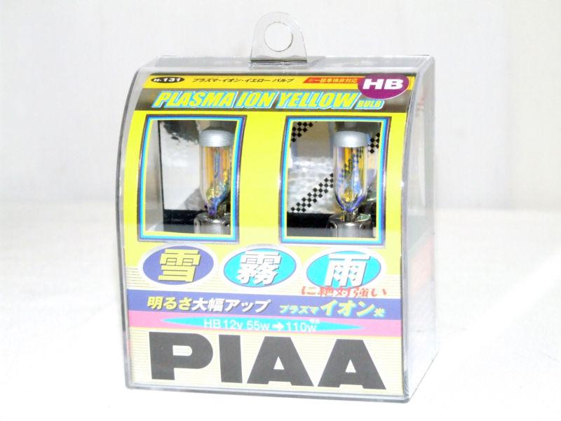 Piaa 2500k 110w plasma ion yellow 9006/hb4 halogen headlight low beam bulbs b