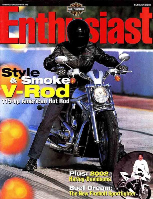 Summer 2001 harley-davidson enthusiast magazine-2002 harleys-vrod-flhrsei-fxdwg3