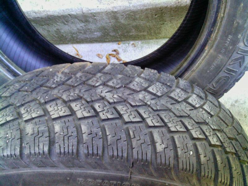 Two (2) tough nokian hakkapeliitta nrw 88h m+s winter tires 185/65r15 ~6/32