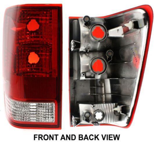 04-12 nissan titan pickup truck brake light taillight lamp lh left driver side