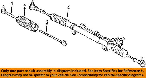 Cadillac gm oem 15787022 rack & pinion complete unit