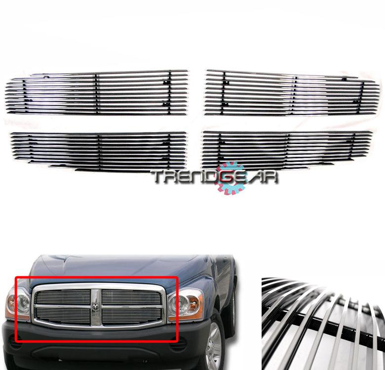 04 05 06 dodge durango slt st sxt limited suv v6 v8 upper billet grille 4pcs jdm