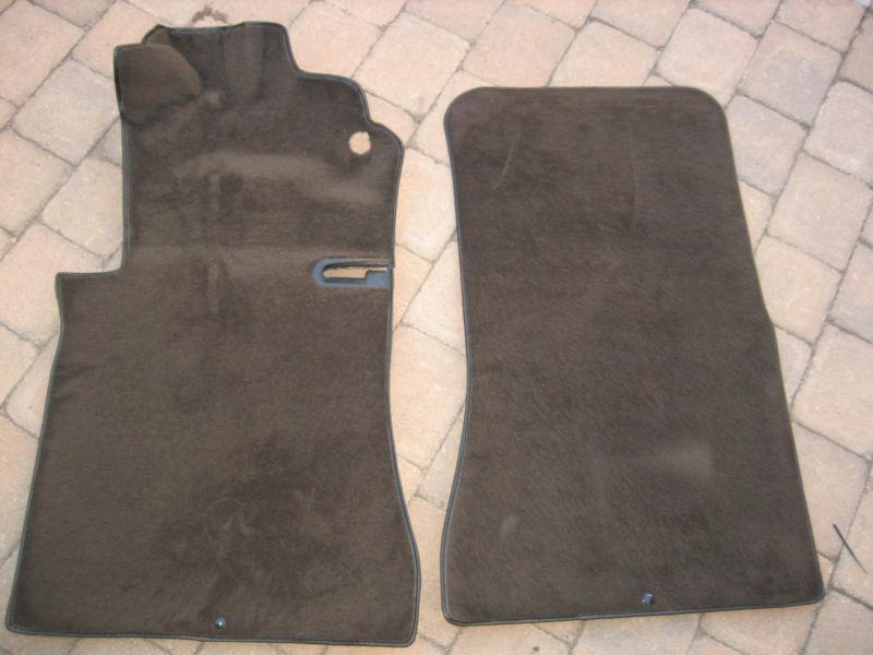 Mercedes w126 oem front  carpet black 380sel 500se 350sd 420sel 560sel