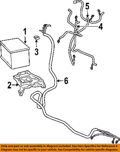 Gm oem 22777071 battery cable-positive/battery cable positive