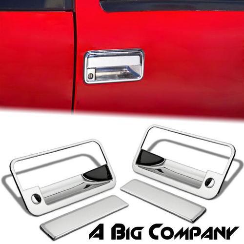 New chrome door handle cover 2dr for 1992-1999 chevy suburban tahoe gmc yukon