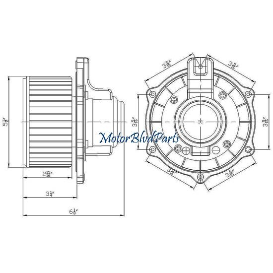 04-08 suzuki forenza 05-08 reno tyc front blower motor assembly 700210