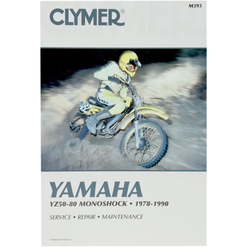 Clymer m393 repair service manual yamaha yz50-80 monoshock 1978-1990