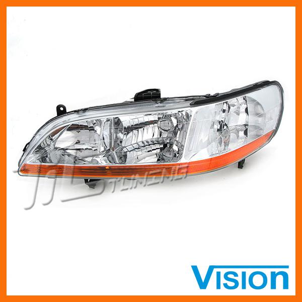 01-02 honda accord 2/4 dr lx ex dx se vp driver left head light lamp assembly