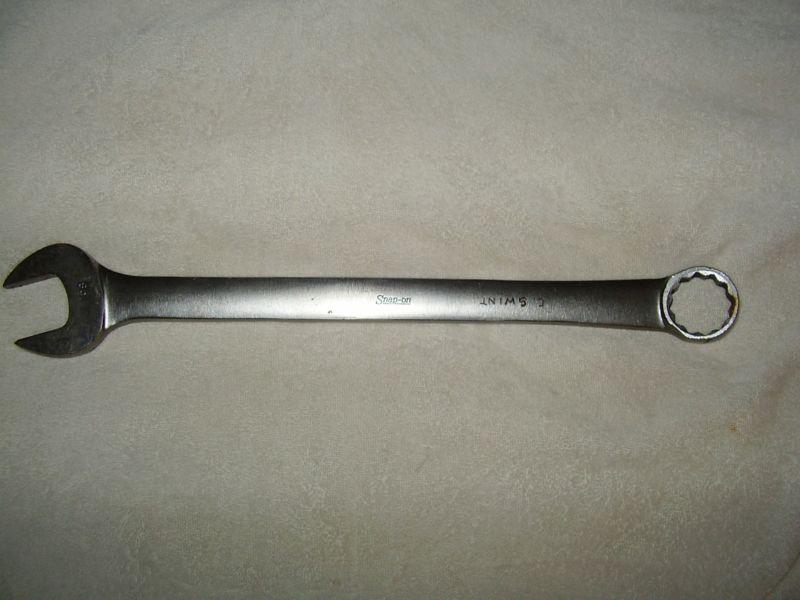  snap-on 1 5/8 12 point combination wrench oex-52 usa 22" long 