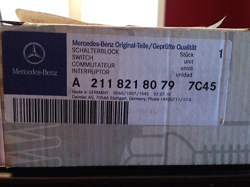 Mercedes benz mb oem 21182180797c45 passenger seat adjustment switch