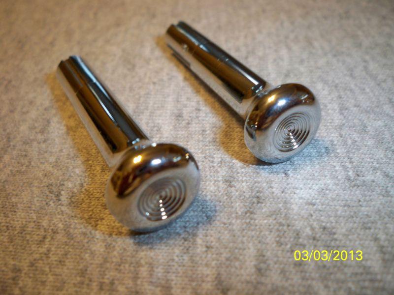 New factory gm, 68 - 81 *super nice chrome round inside door lock knobs*  