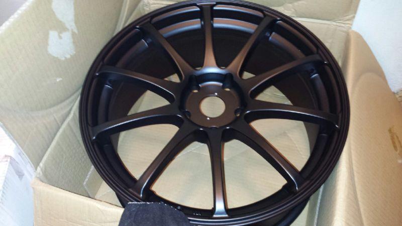 18 in (18x8) kyowa racing kr626 matte black wheels rim 5x114.3 - set of 4 (four)