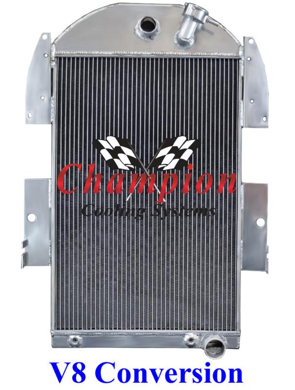 1934 1935 1936 chevy pickup truck v8 conversion 3 row aluminum radiator 