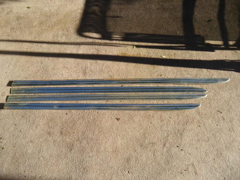 1949 1950 plymouth chrome trim lot set body moulding 