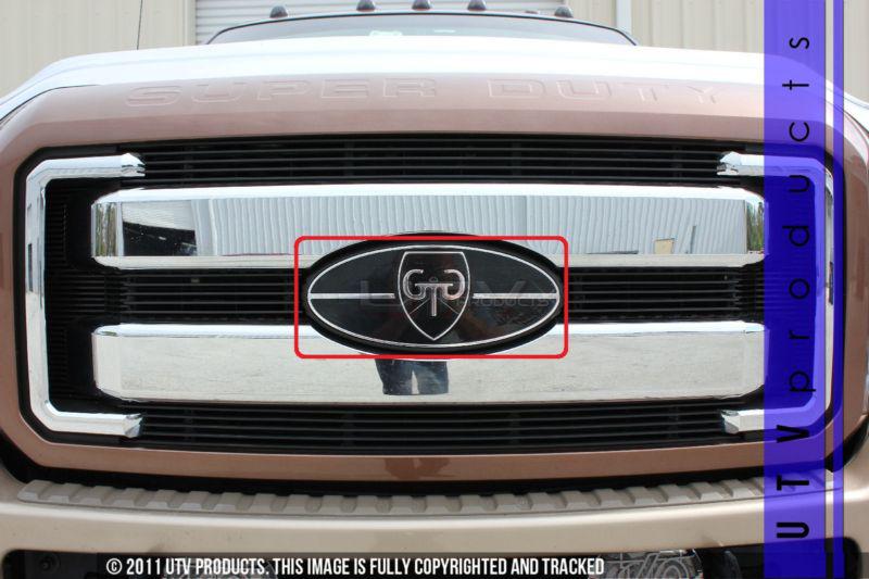 Gtg badge replacement fits: 2011 - 2013 ford f250 f350 super dutys delete 