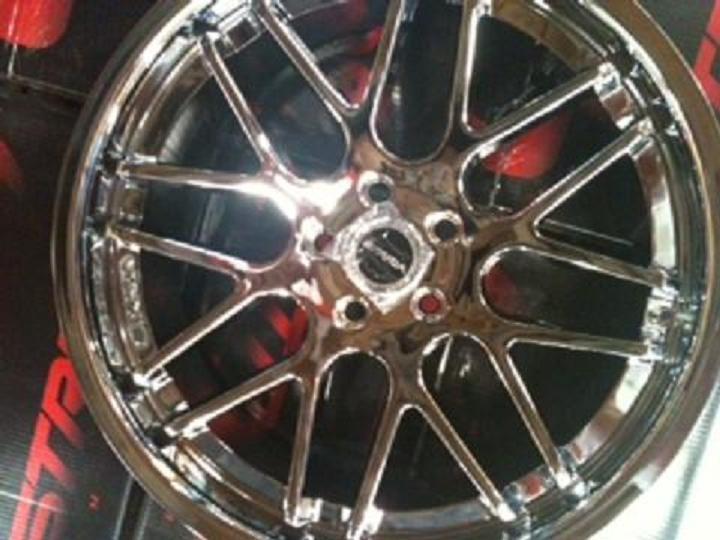 22" inch 5x4.5 chrome wheels rims 5 lug dodge ford lincoln nissan mazda