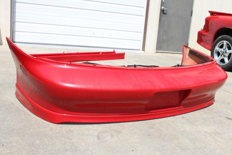 93-02 camaro rs/z28 red rear bumper cover w/ ground effect used oem