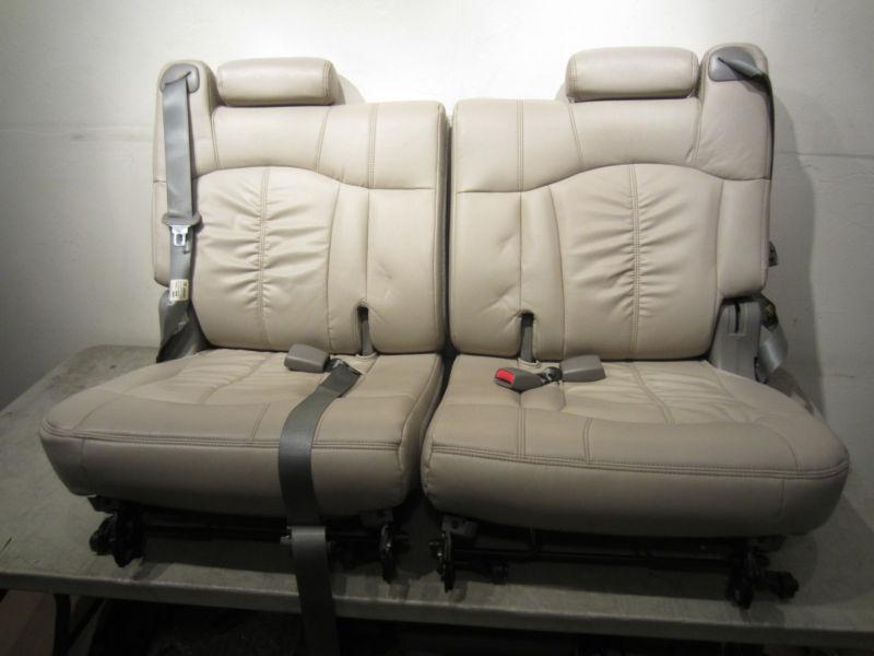 02-06 tahoe, suburban, yukon, third row seats 3rd...biege...leather...like new!!