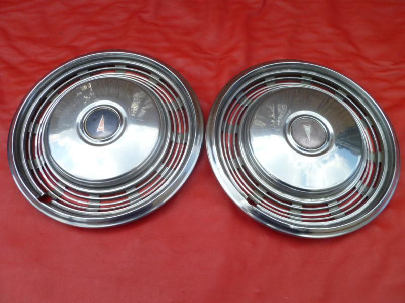 1973-74 pontiac catalina grand prix bonneville 15" hubcaps wheel covers