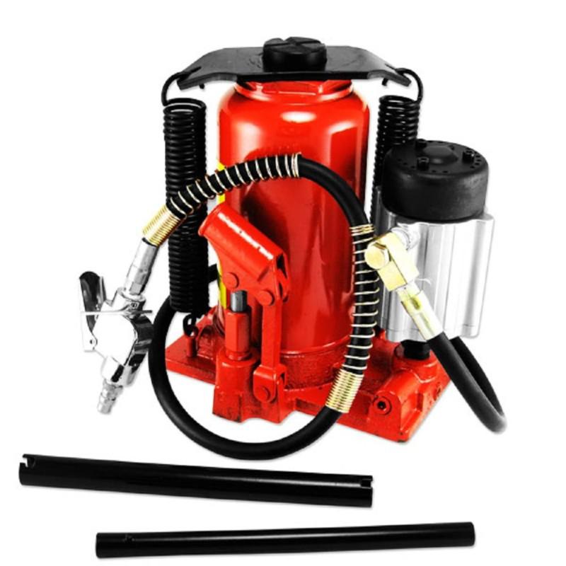 Air hydraulic bottle jack 12 ton manual 24,000lb heavy duty auto truck rv repair