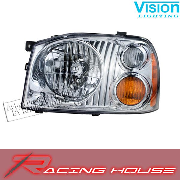 L/h headlight driver side lamp kit unit assembly 2001-2004 nissan frontier xe