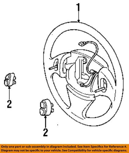 Mopar oem 4608583 steering wheel-cruise switch