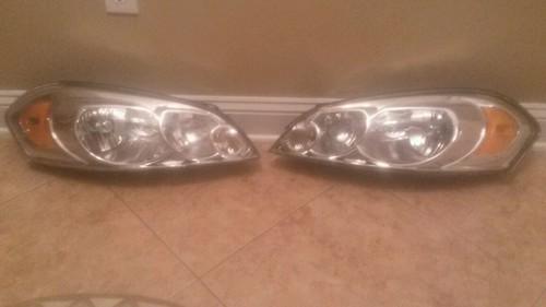 Chevy impala 06-10 stock headlights, pair, both