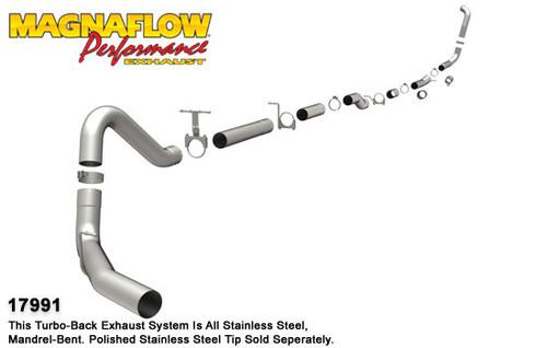 Magnaflow 17991 ford diesel 6.0l diesel, 4in. custom builder pipe kit exhaust