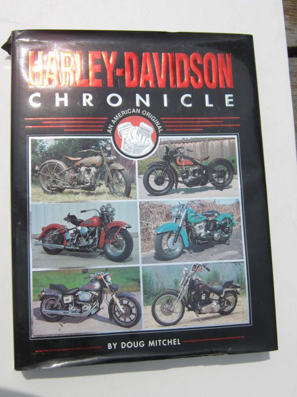 Harley davidson chronicle book by doug mitchell published in 1996