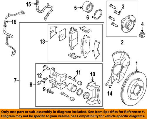 Mazda oem gp9a26048 disc brake caliper guide pin bolt