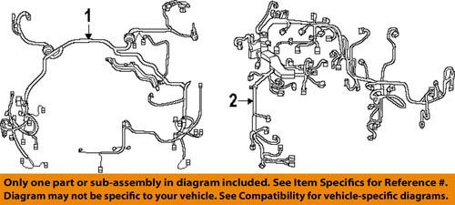 Toyota oem 8212107231 battery & cable accessory/battery cable harness