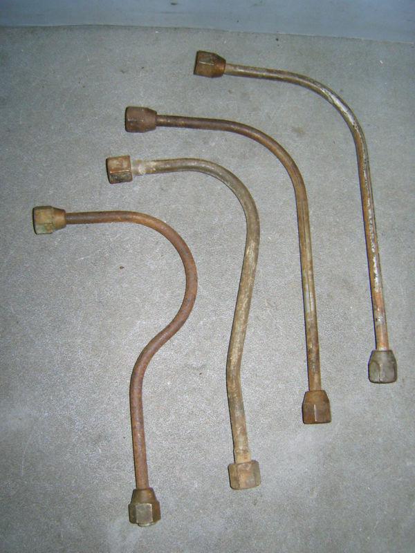 4 model a ford used metal fuel lines from gas tank valve to firewall inside car