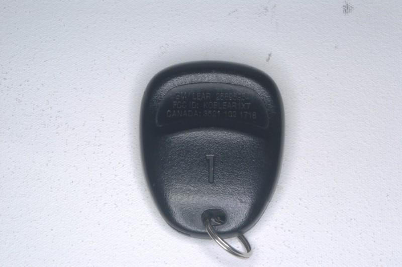 Oem gm remote fob fcc id koblear1xt 4 button