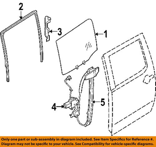 Nissan oem 82720zv50a window regulator