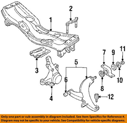 Subaru oem 20201aa000 suspension control arm bushing/control arm bushing