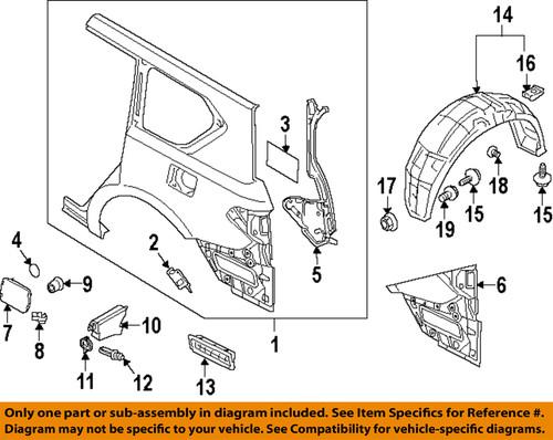 Nissan oem 78850ca00b fuel tank/filler misc