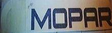 Mopar windshield graphic decal banner