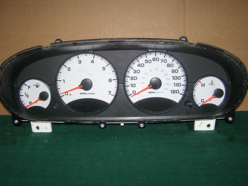 2001 2002 2003 dodge stratus sedan speedometer cluster  2k w/o autostick trans