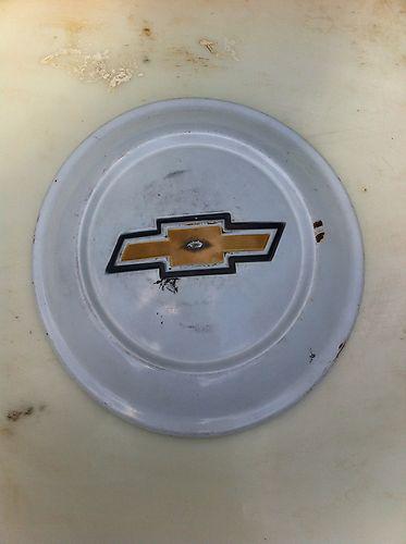 1960s-1970s chevy chevrolet gm truck van car white hubcap #2