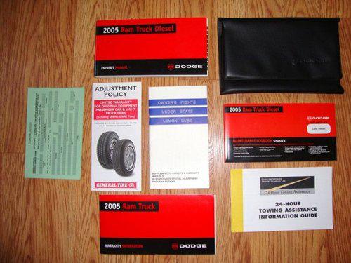 2002 dodge ram truck owner's manual *plus*