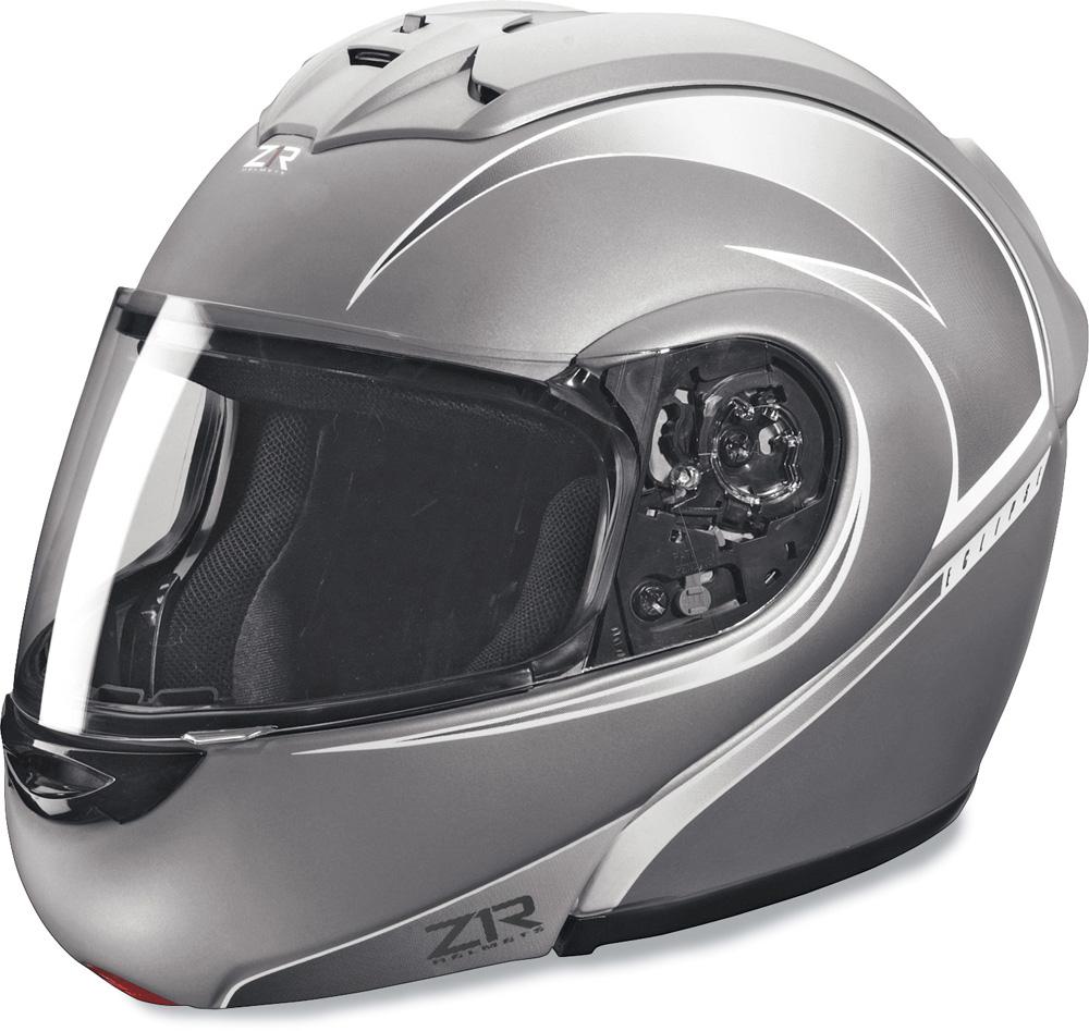 Z1r eclipse shadow silver modular helmet 2013 motorcycle full face