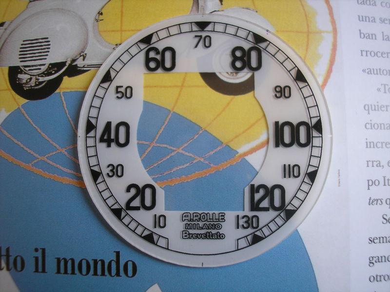 Ducati-benelli-motobi  a.rolle-milano speedometer dial face.