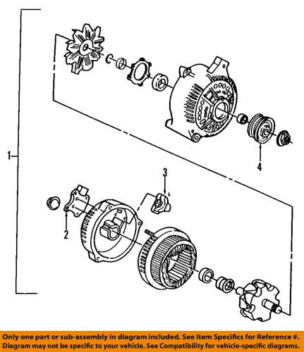 Ford oem 6w7z-10346-aa alternator/generator/alternator