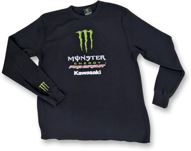 Pro circuit team monster long-sleeve thermal t-shirt black xl/x-large