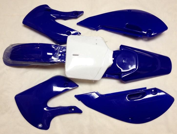 New dirt pit bike kawasaki klx110 klx 110 plastic kits - blue